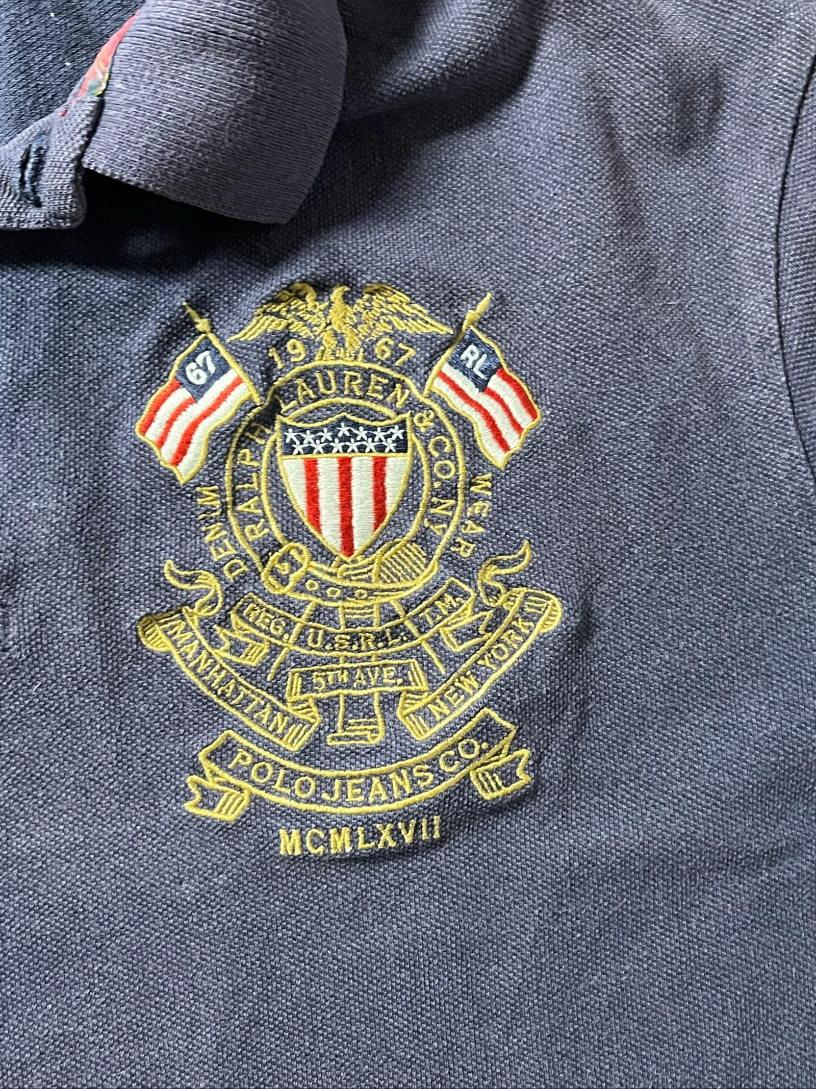Vintage 90s collector navy blue Polo - Ralph Lauren Polo Jeans Co. - size S - very good condition – photo 3